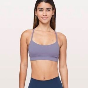 Purple patterned Lululemon Flow Y Bar